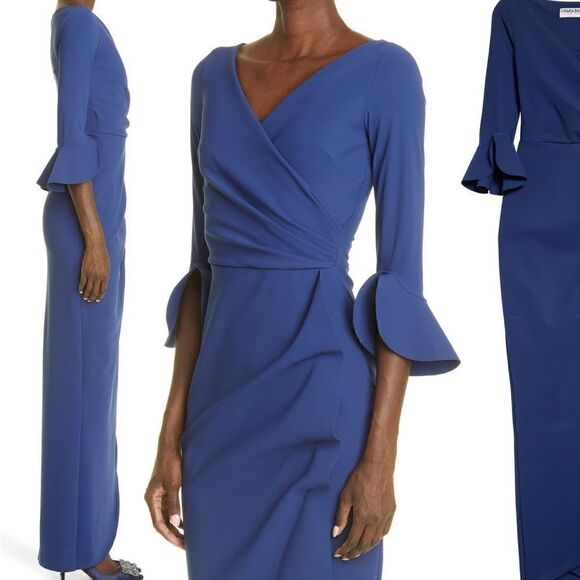 Chiara Boni La Petite Robe Zalfa Ruched Gown Size 38-US 2 NWOT - Picture 3 of 14